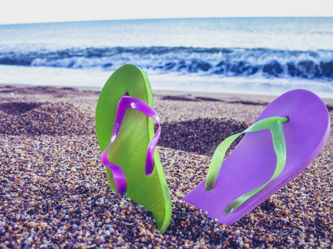 Тапки, для прогулок по пляжу