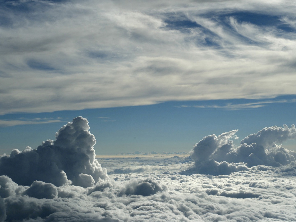 Фото облаков сверху