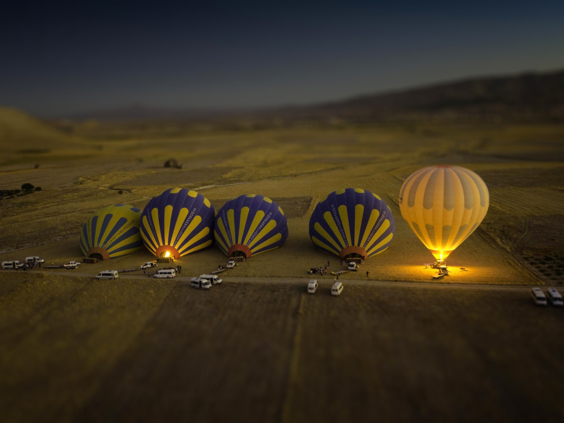 Стартовая площадка воздушных шаров