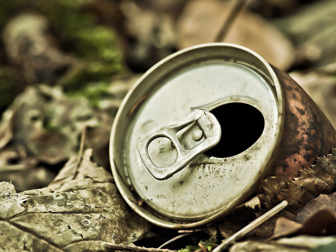 Старая банка из-под пива