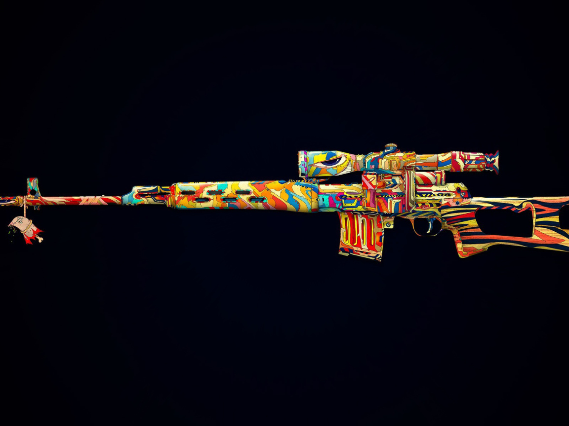 Стильная снайперская винтовка