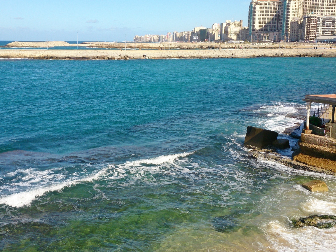 Морское побережье в Египте