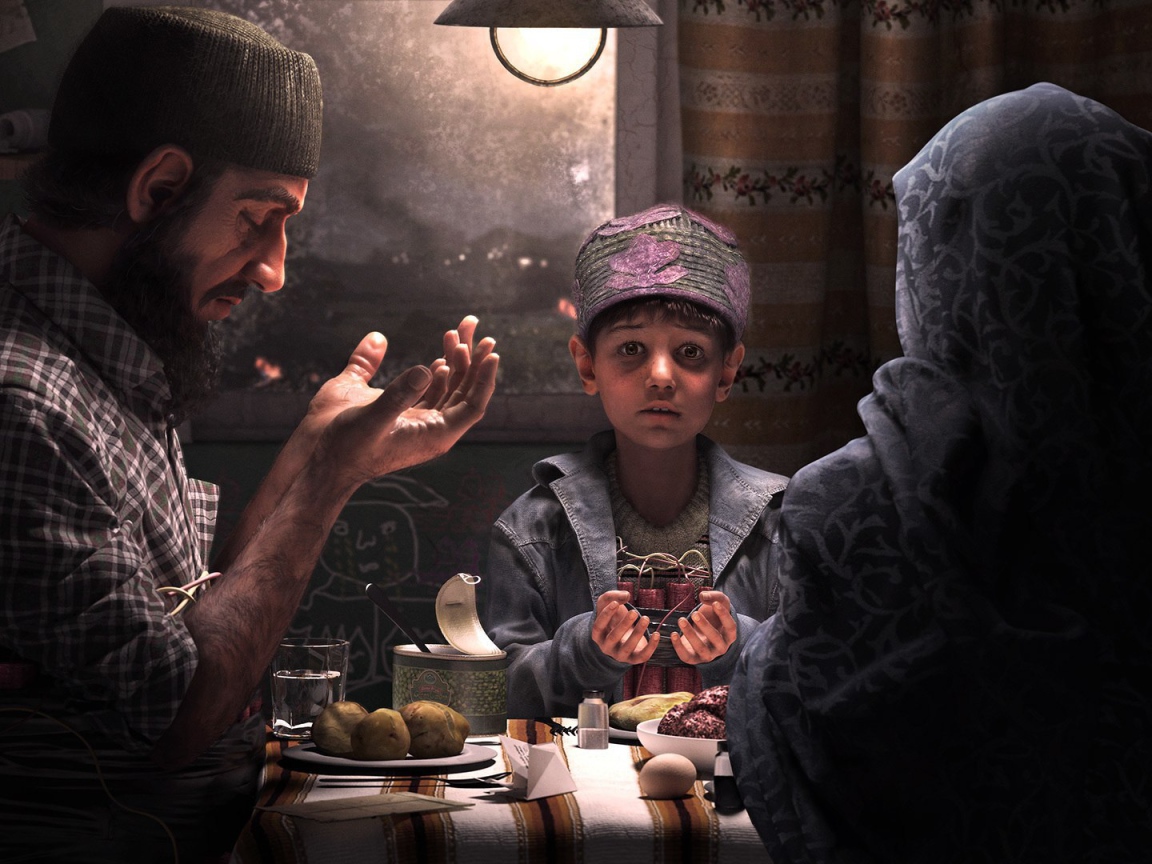 Молитва мусульман перед едой