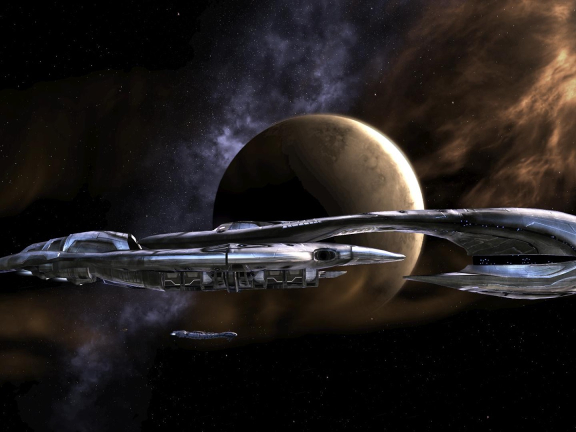 Исследовательский корабль на краю галактики