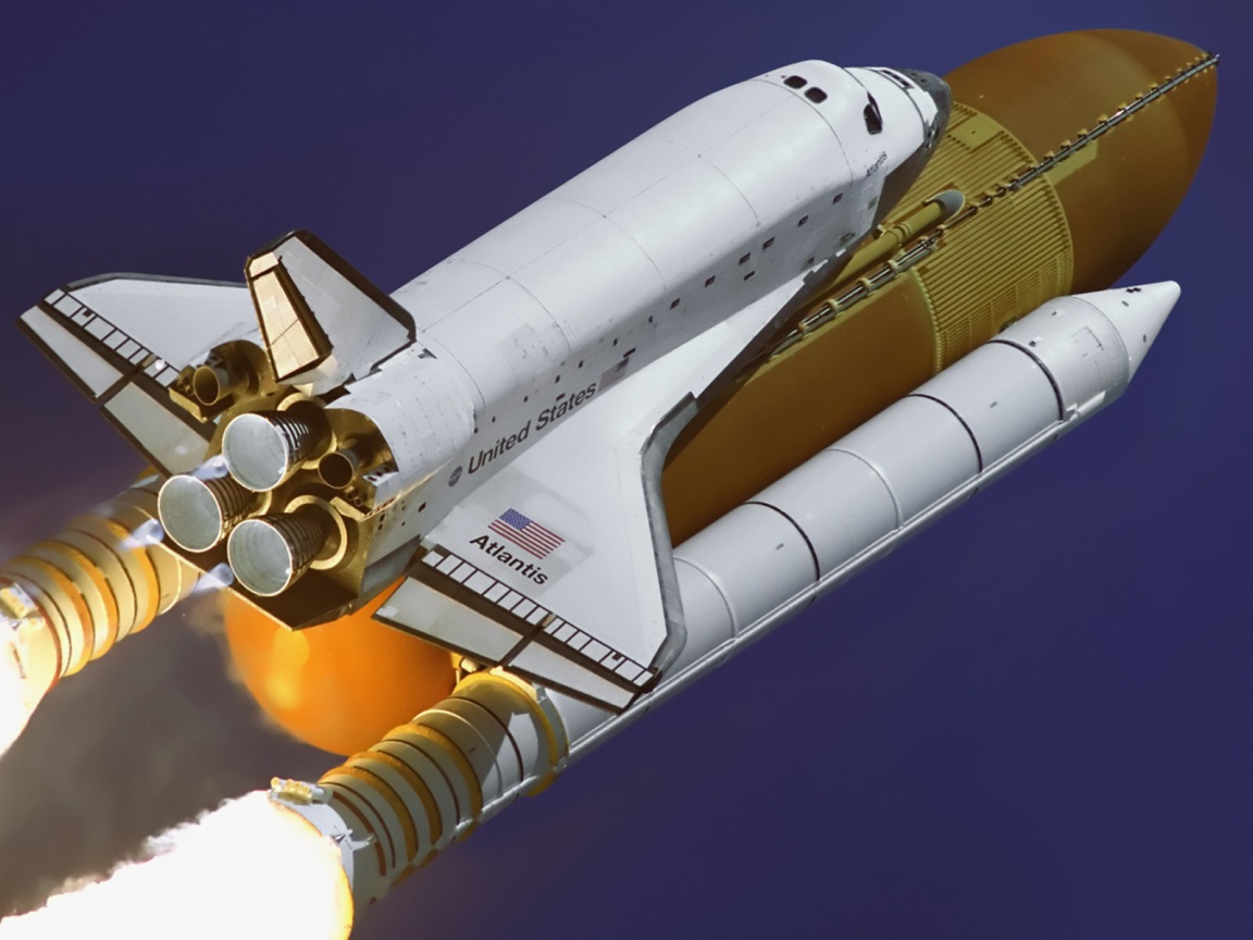 Старт шаттла Атлантис