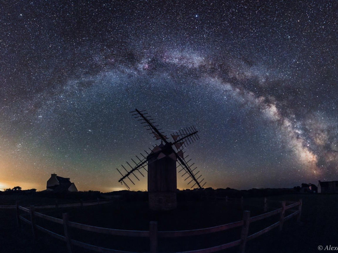 Мельница под звездами