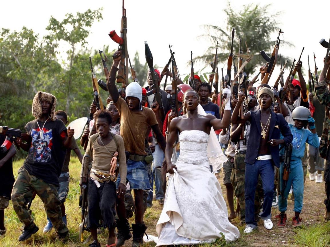 Вооруженная свадьба в Африке