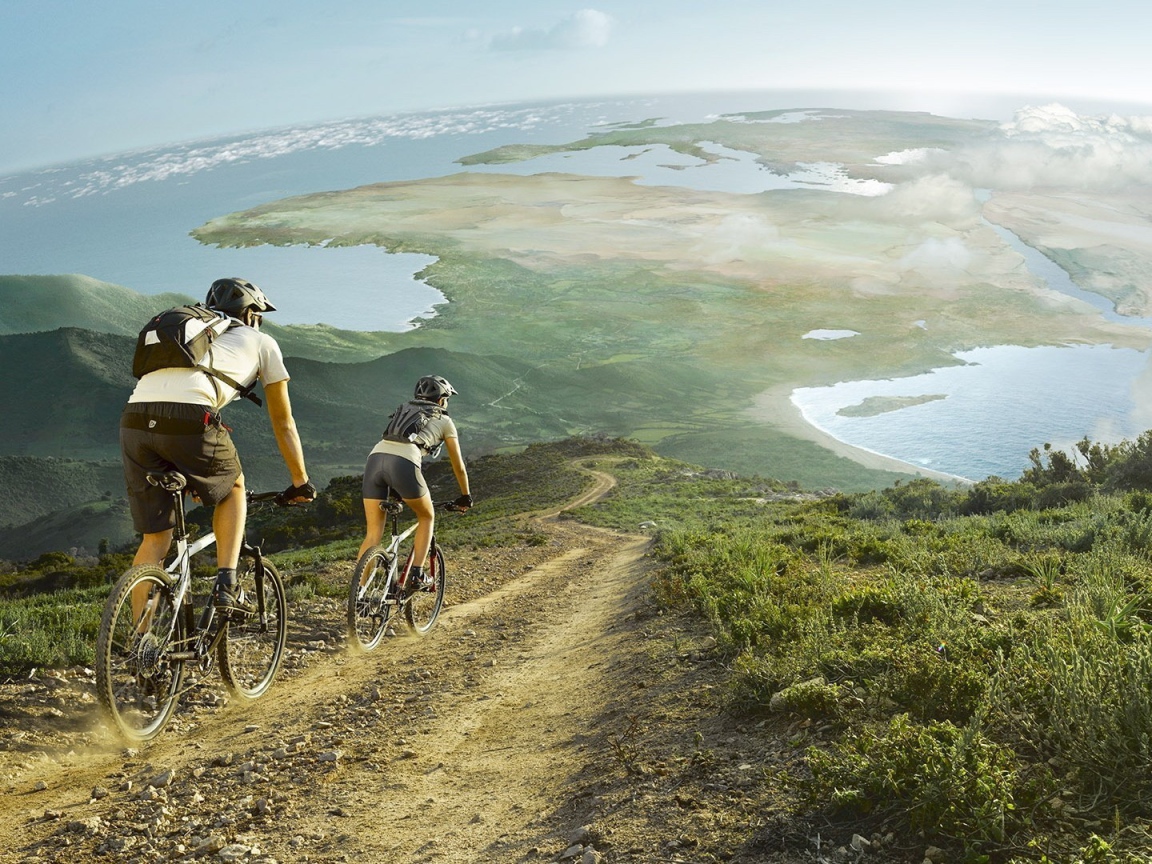 Велосипедная прогулка в Африке