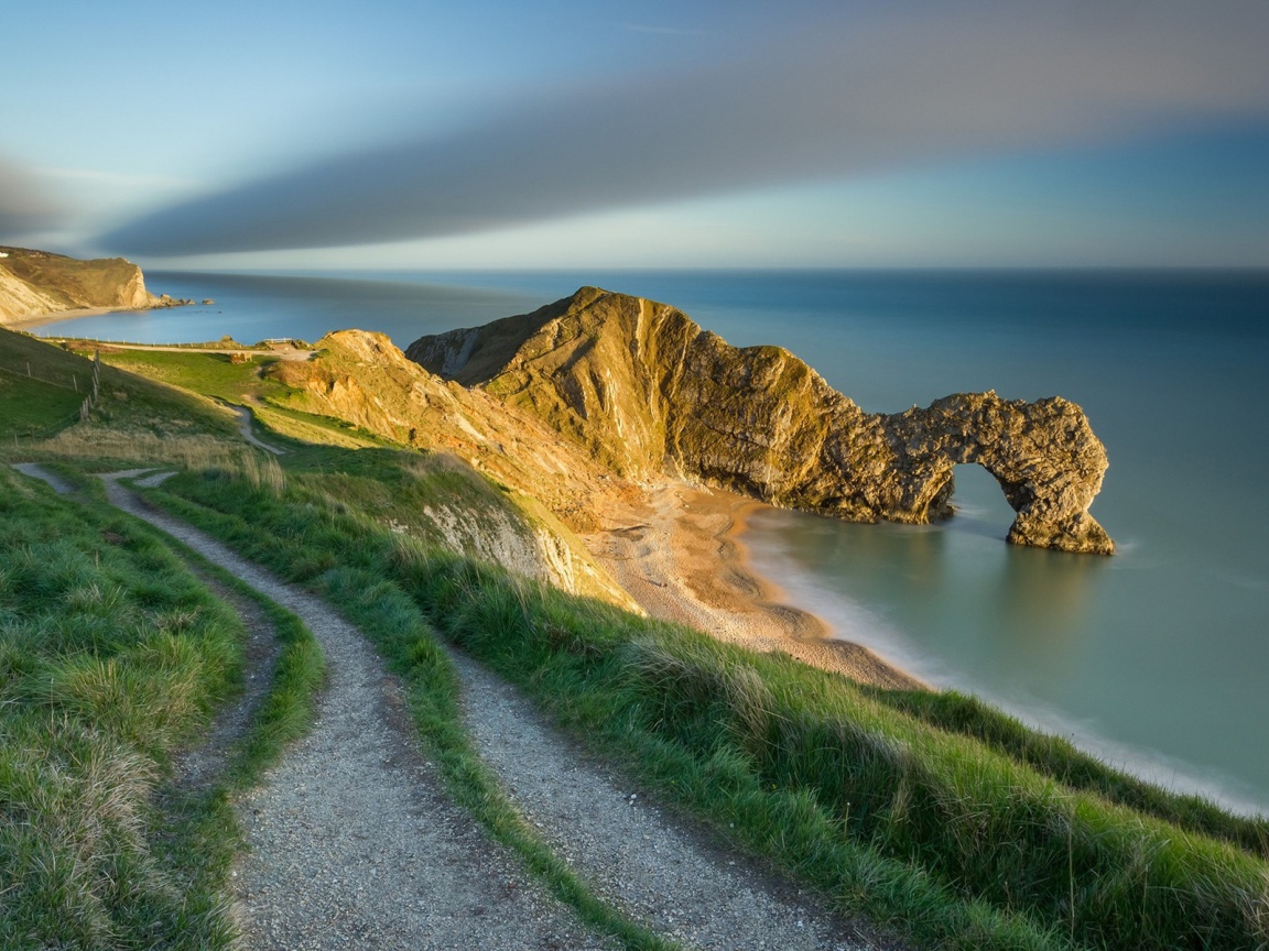 Скальные ворота Дердл-Дор в Англии