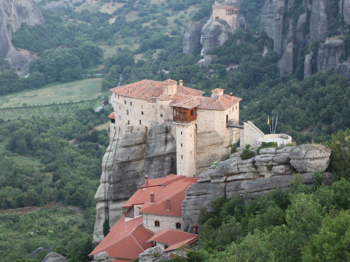 Монастыри Метеоры, Фессалия, Греция