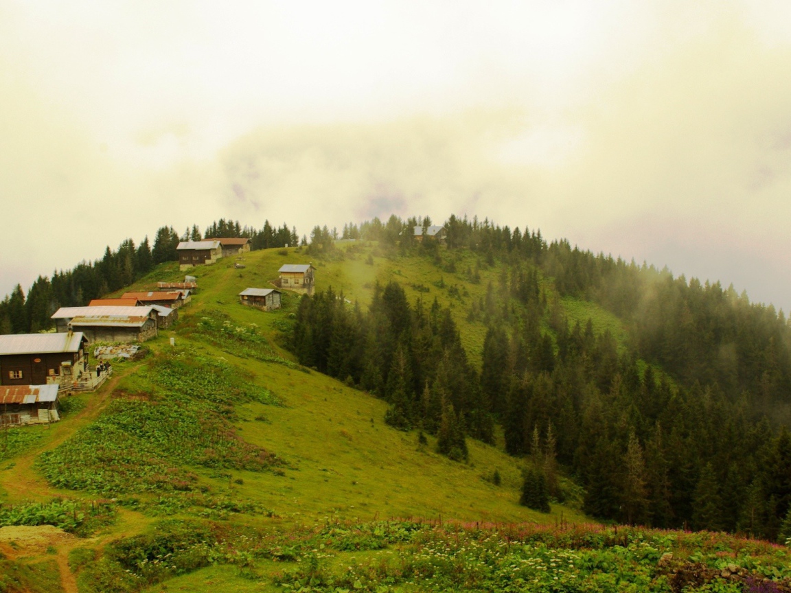 Горная деревня в Турции