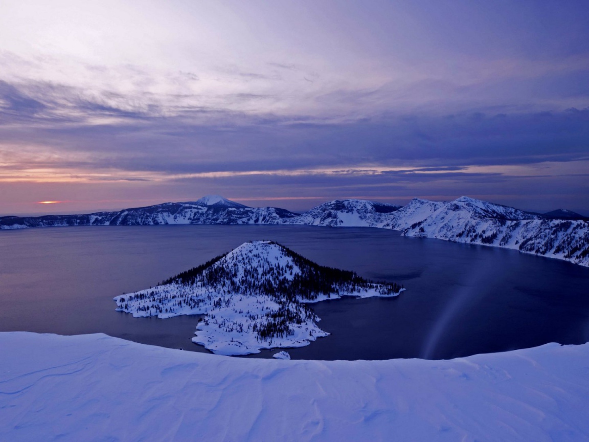 Национальный парк Озеро крейтер. Штат Орегон, США