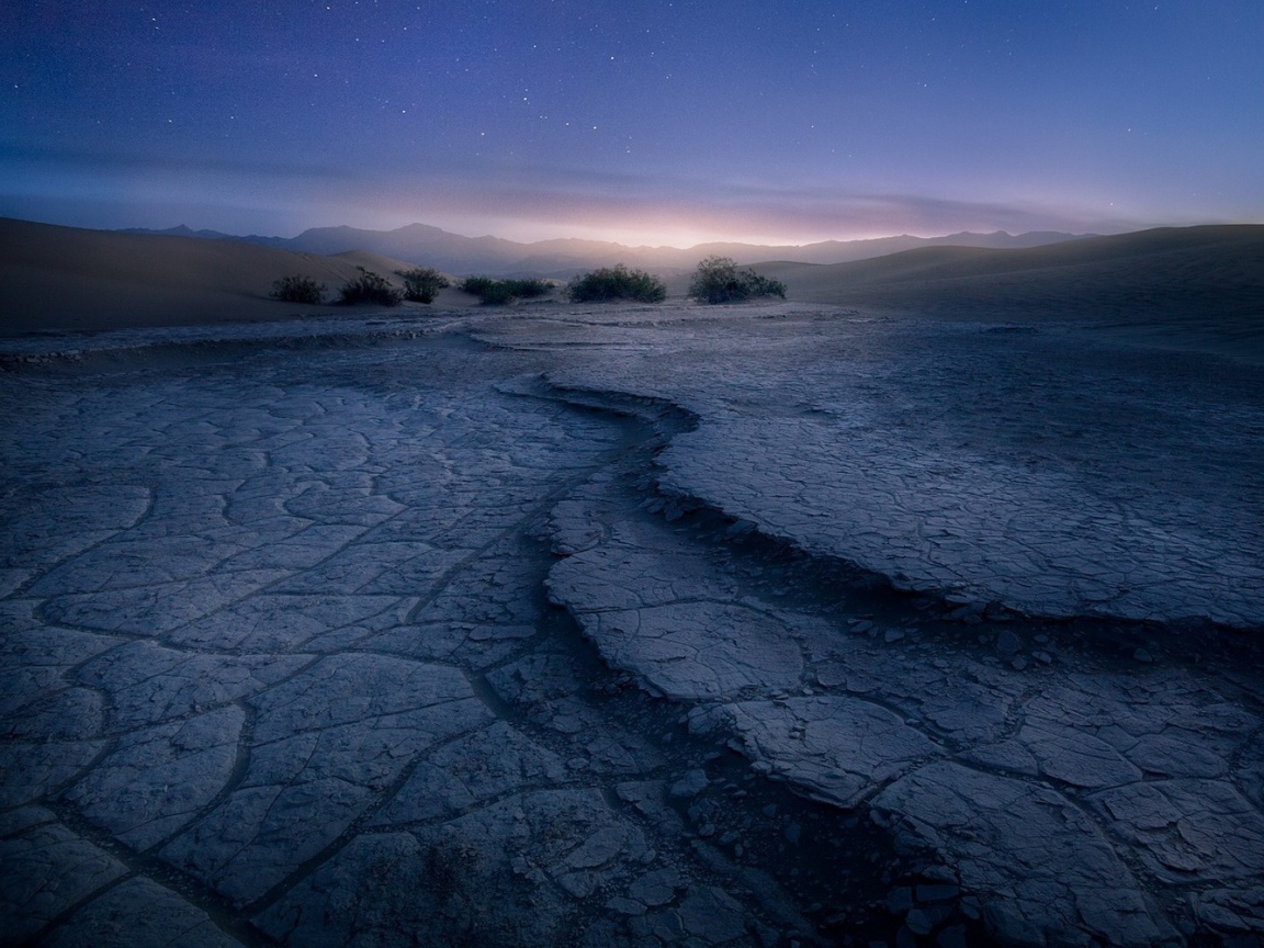 Долина смерти ночью, Калифорния