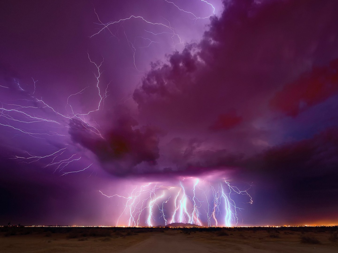 Гроза в Аризоне, США