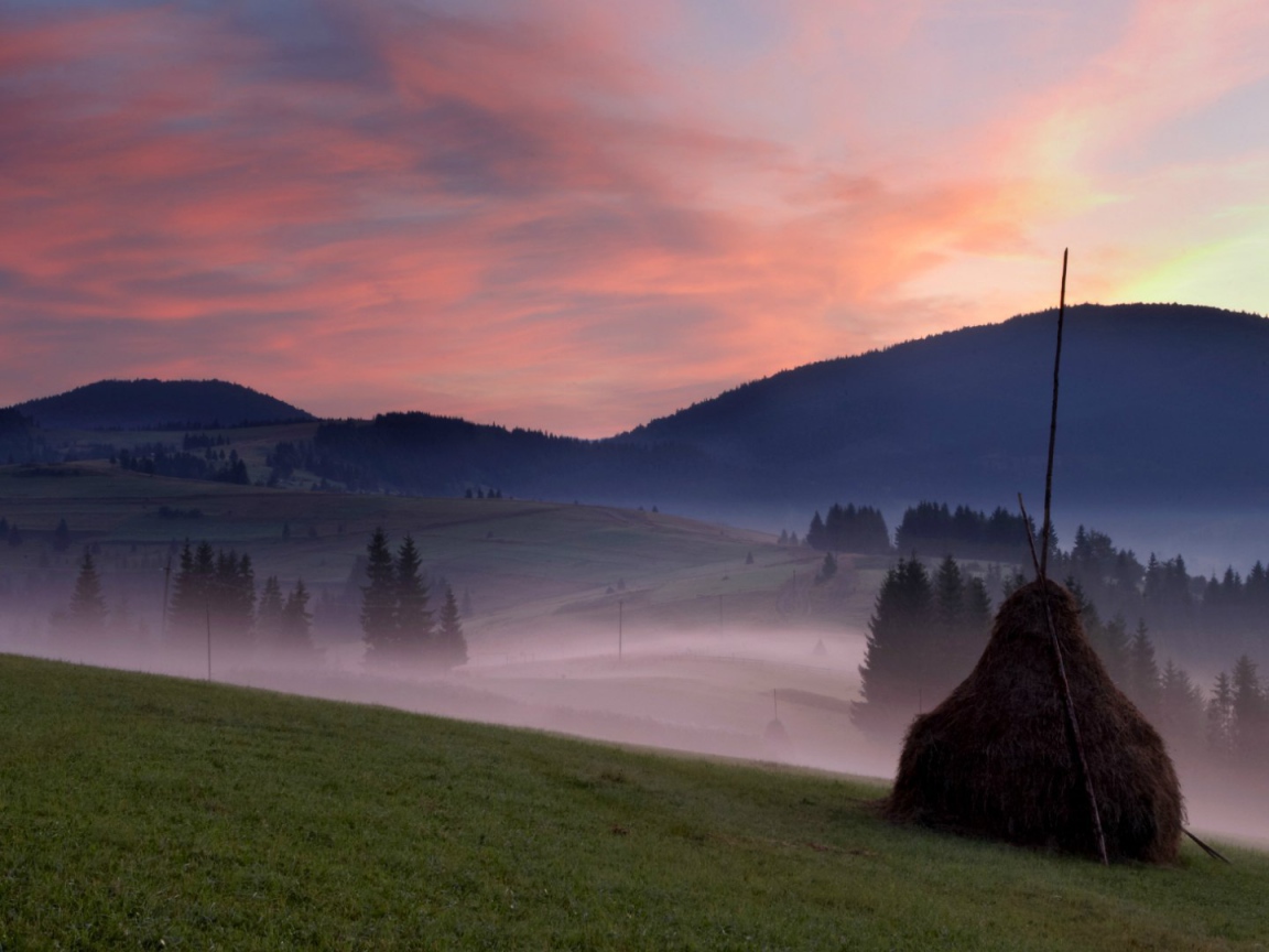 Горы Карпаты в Украине