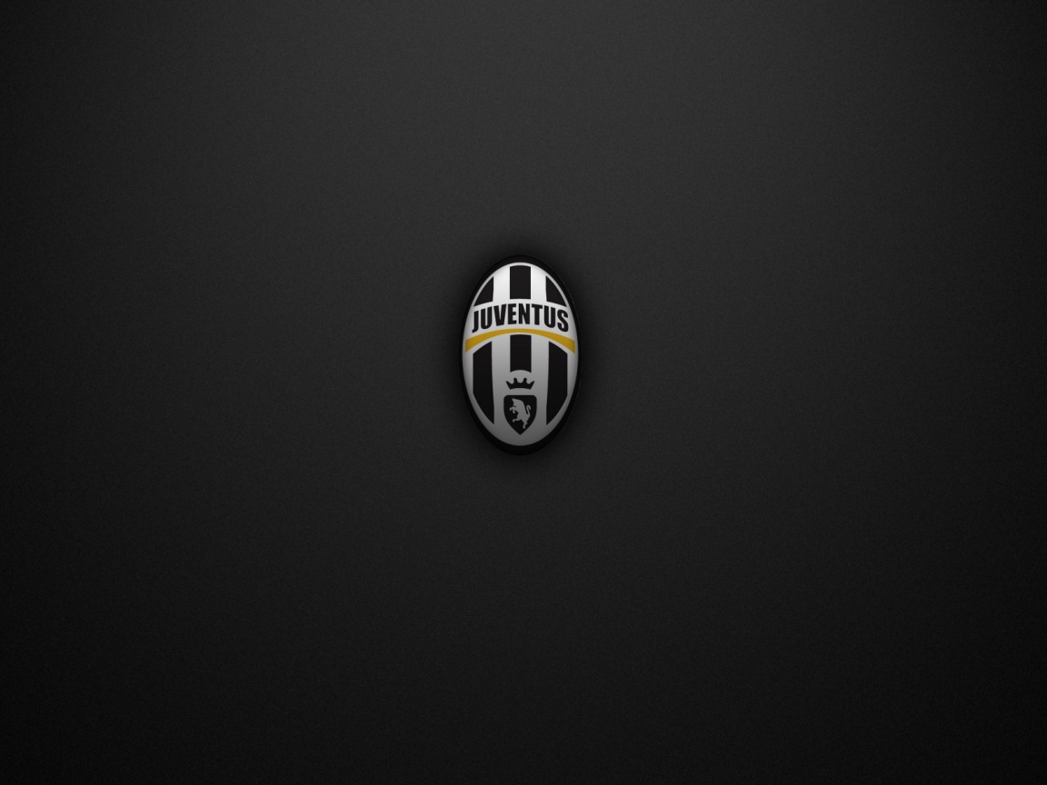 Футбольный клуб Ювентус, черный фон