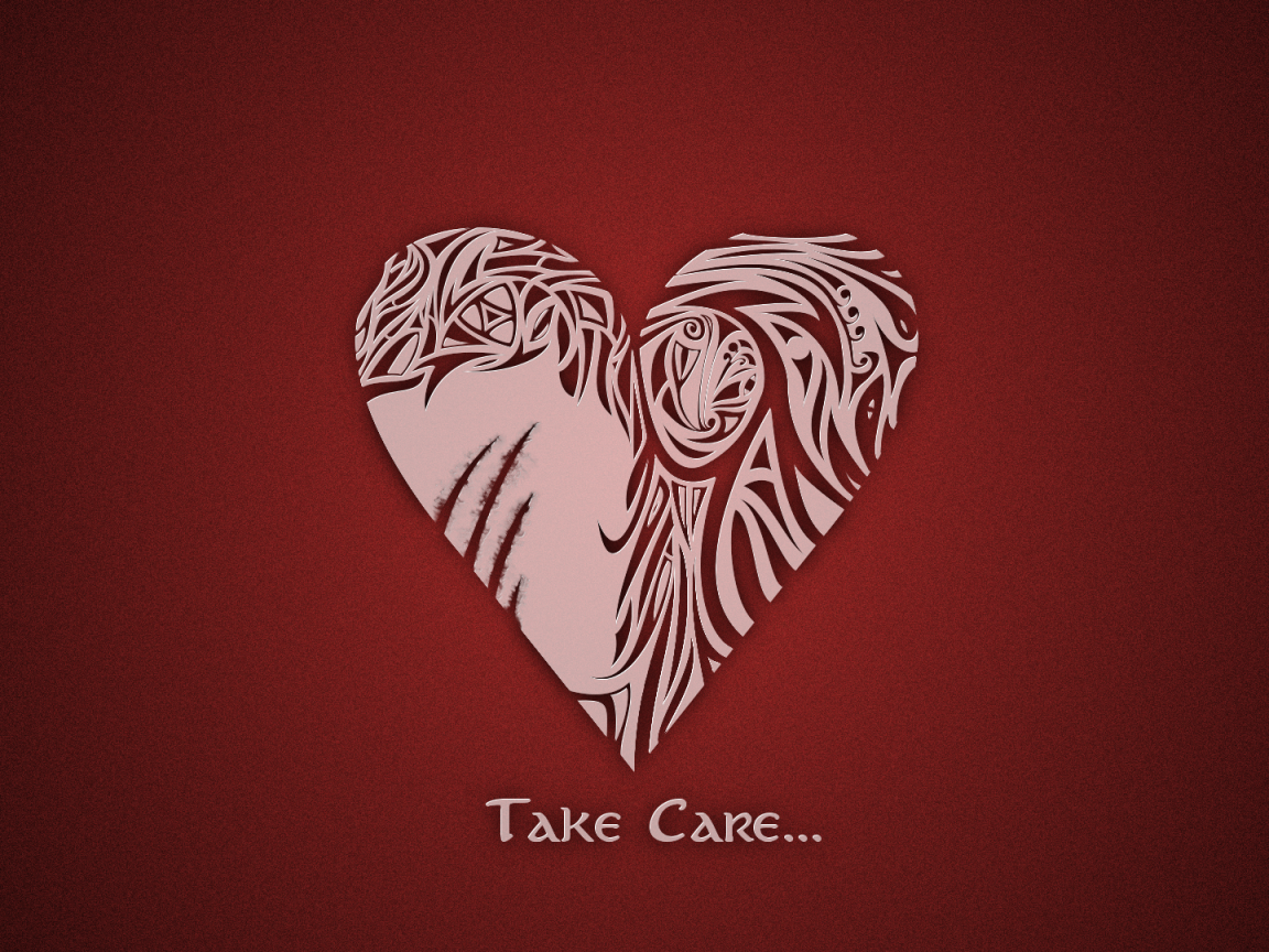 Берегите свою любовь, красный фон