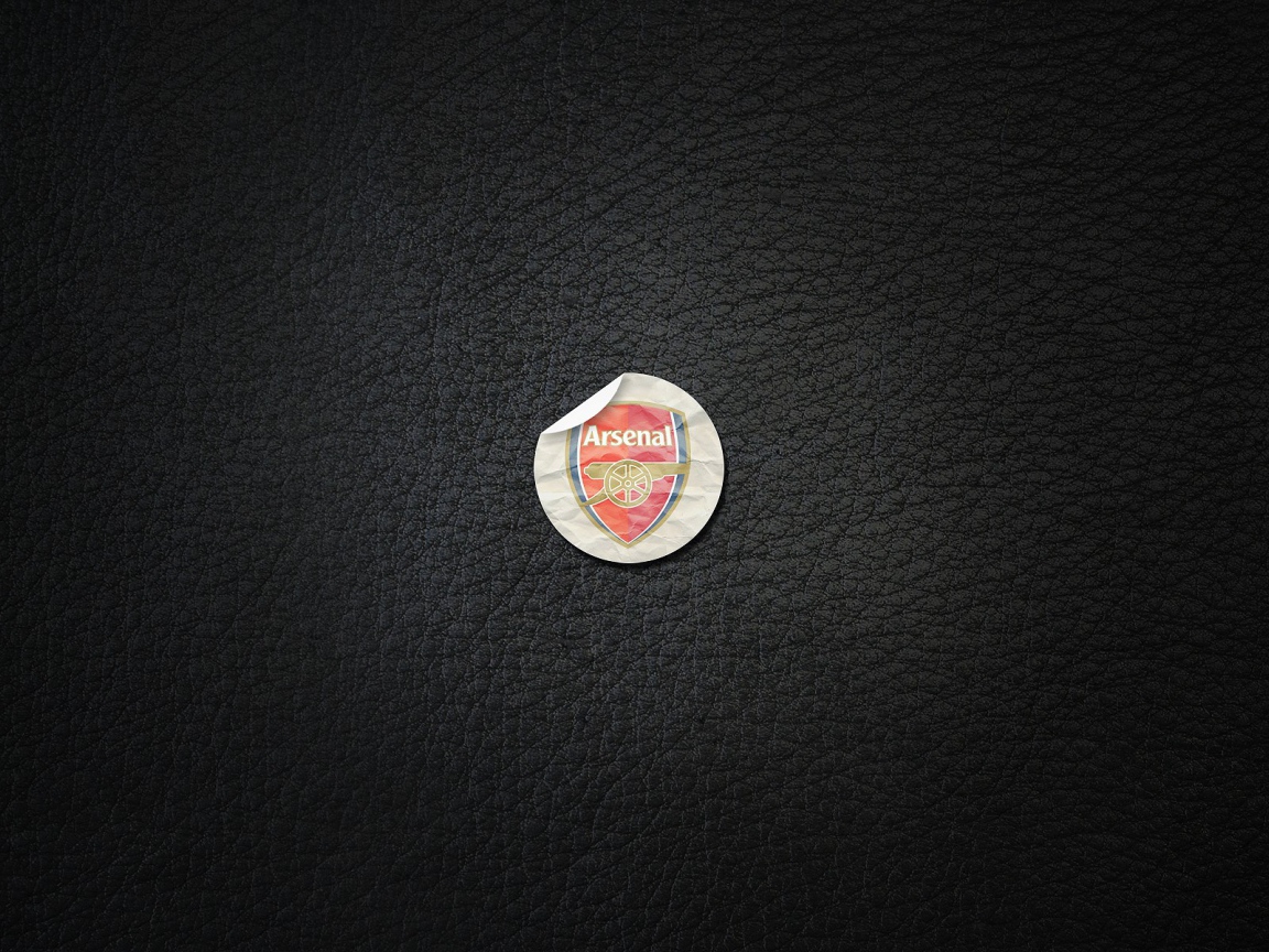 Клуб Арсенал, черный фон