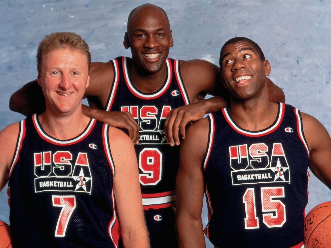 Три знаменитых баскетболиста