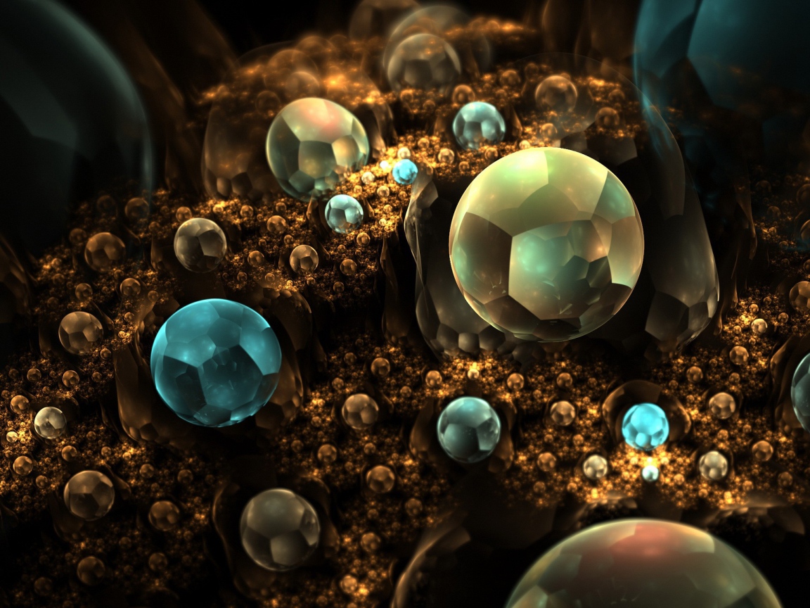 Абстрактные драгоценные камни 3 д графика 