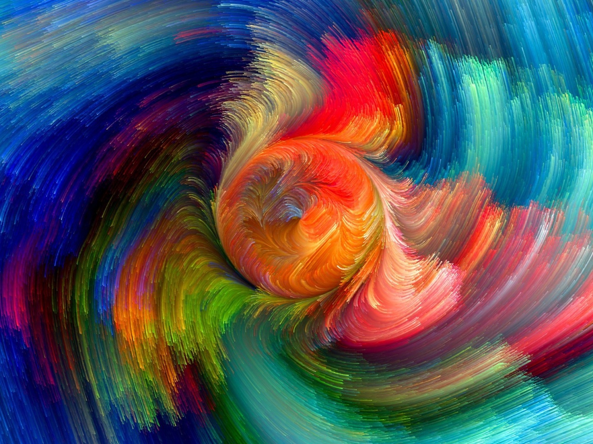 Абстрактный разноцветный рисунок  