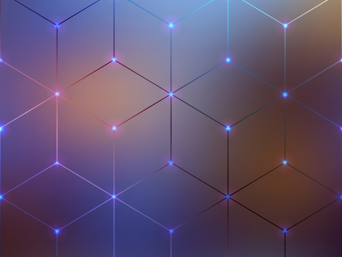 Абстрактный  рисунок из геометрических фигур 3 д графика 