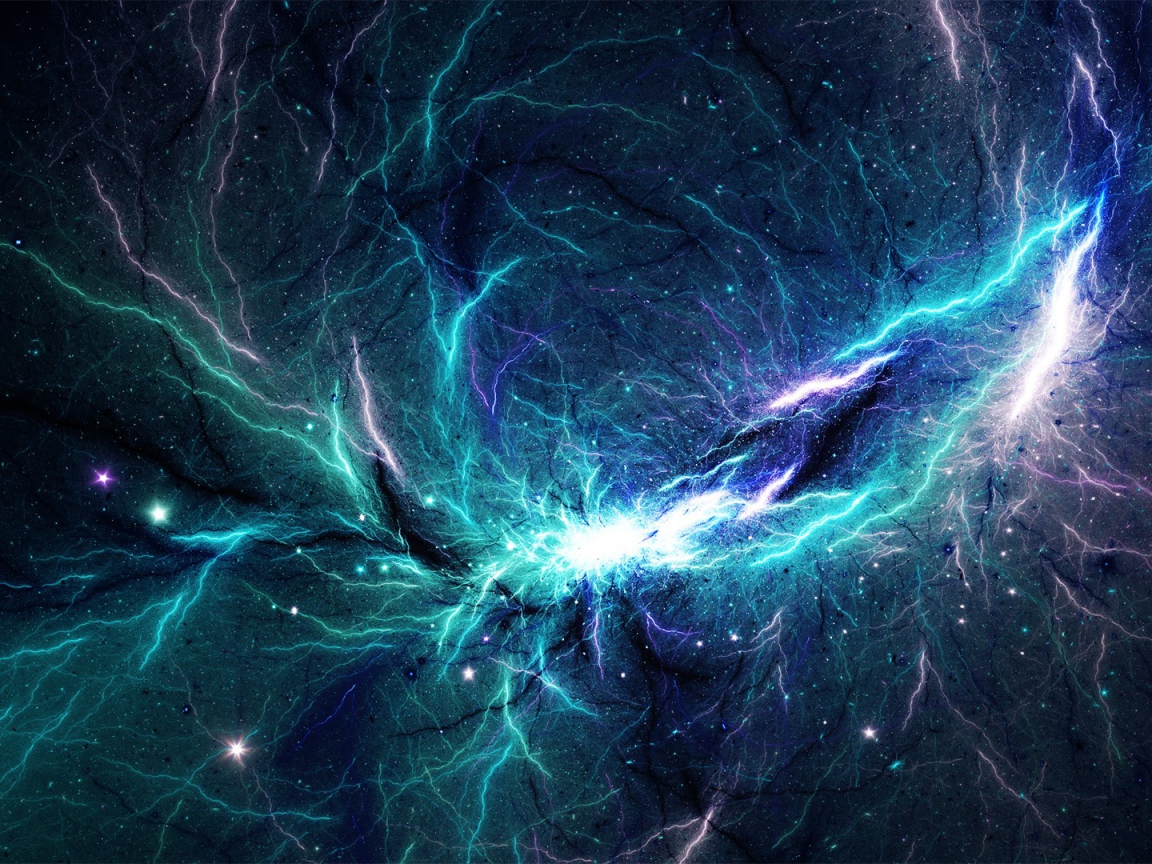 Абстрактная космическая туманность  