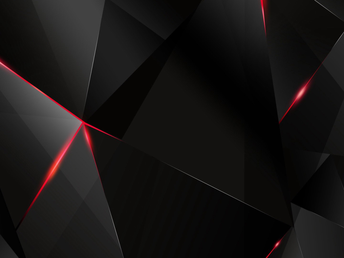 Черные треугольники 3D графика 