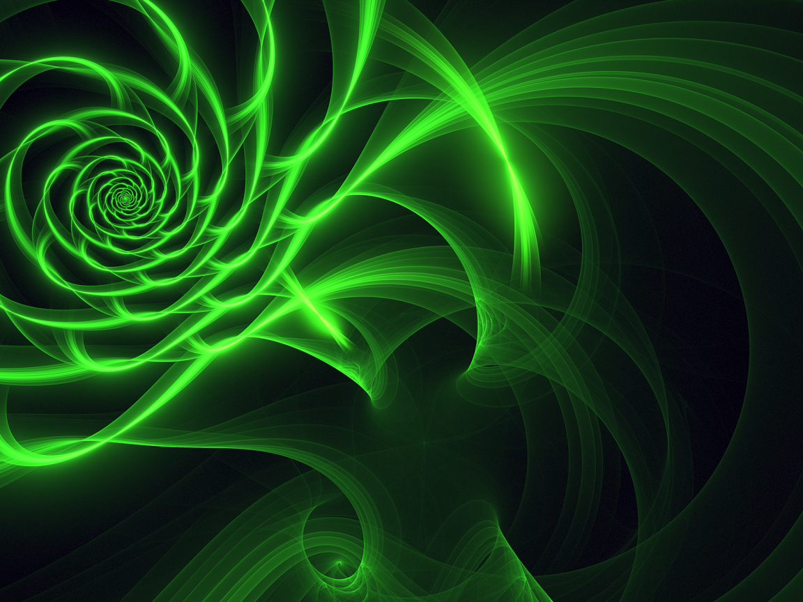 Зеленый красивый абстрактный рисунок 