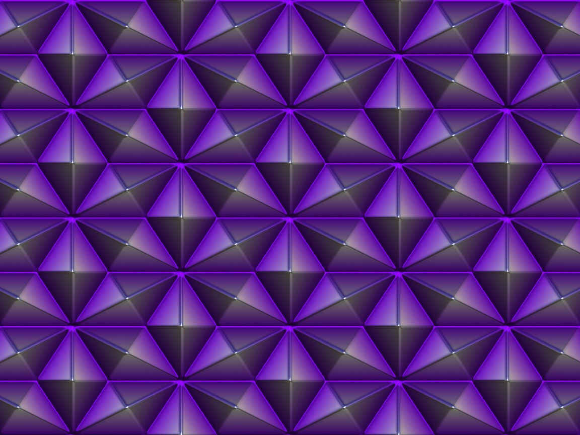 Пурпурные треугольники 3д графика