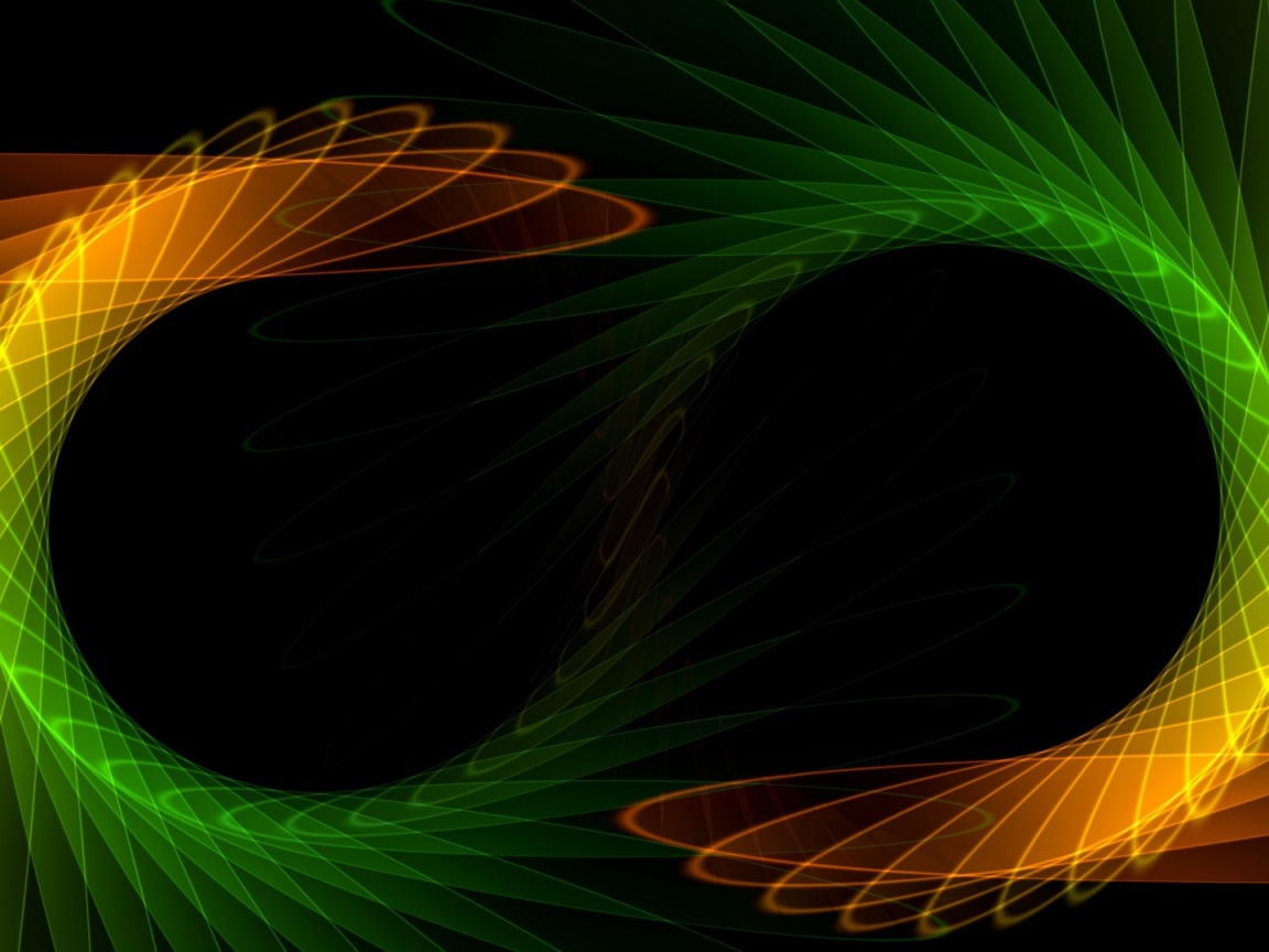 Символ бесконечности из разноцветных волн, абстракция 