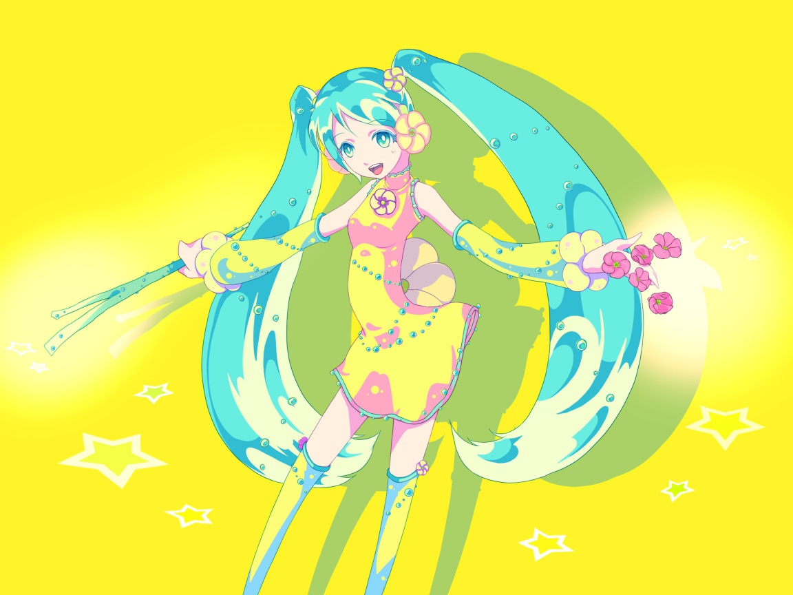 Мику Хатсуне персонаж аниме Вокалоид 