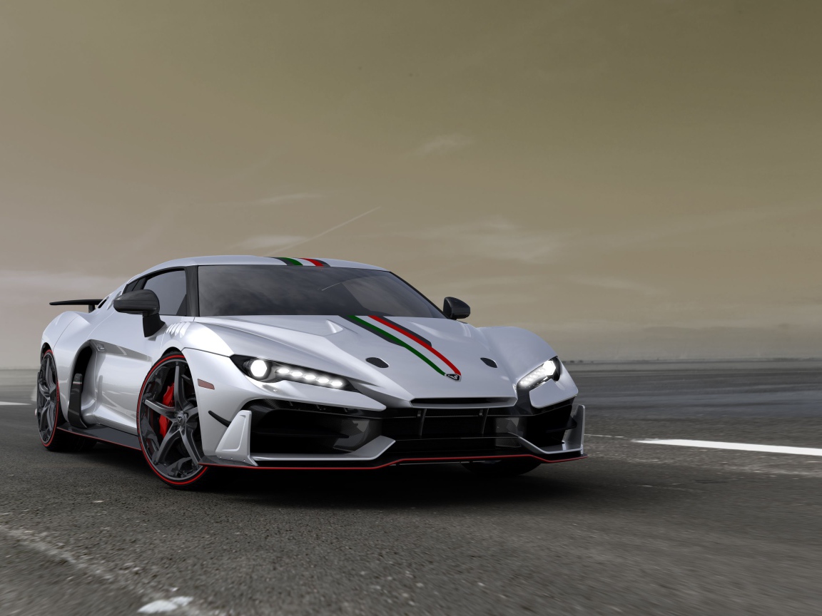 Эксклюзивный спортивный автомобиль Lamborghini Huracan Italdesign, 2018