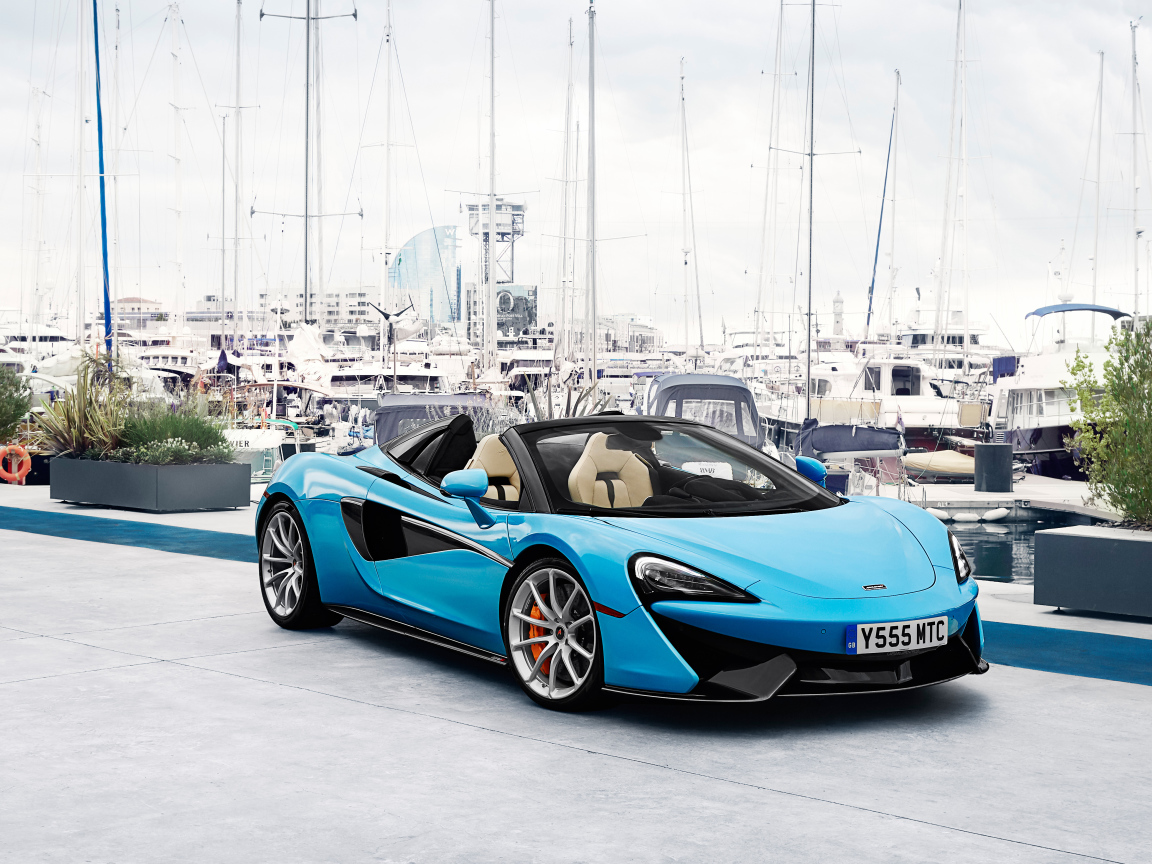 Спортивный автомобиль McLaren 570S Spider, 2018