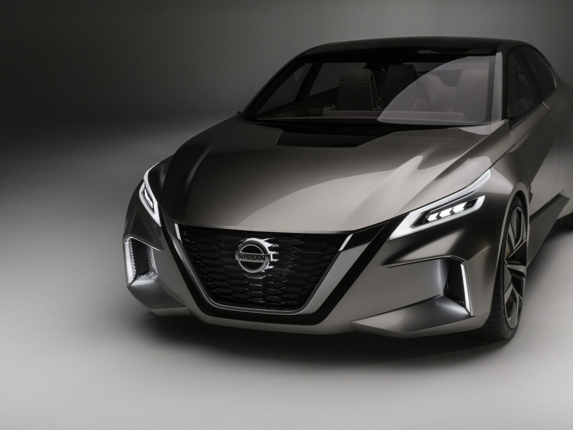 Стильный автомобиль Nissan Vmotion 2.0 вид спереди