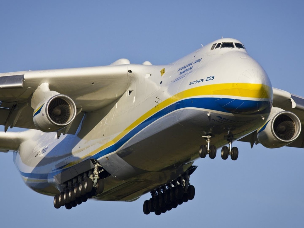 Посадка самолета Ан-225 Мрия в аэропорту австралийского города Перт 