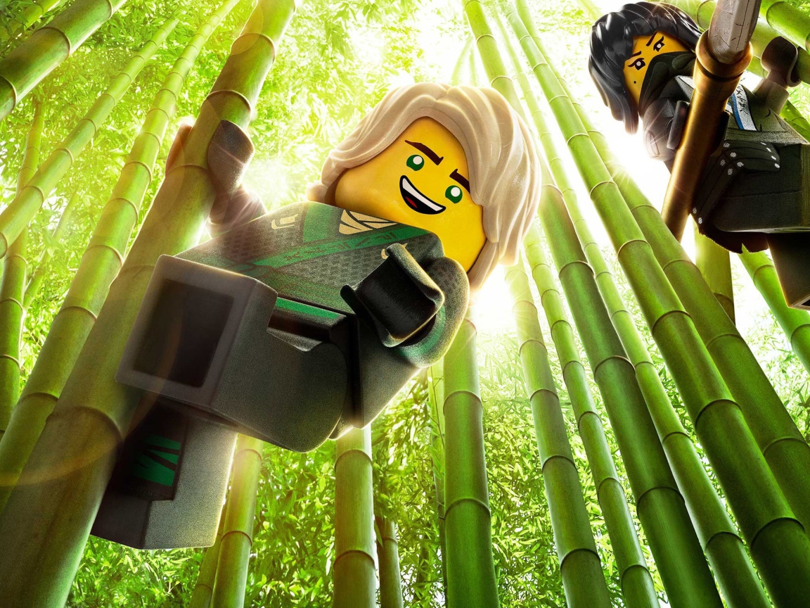 Персонажи мультфильма  Лего Фильм. Ниндзяго, 2017