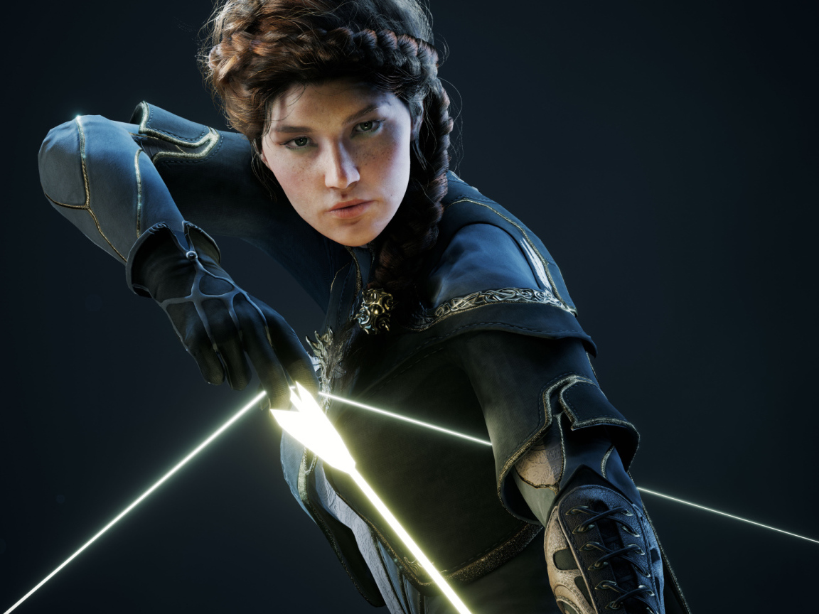 Спэрроу с луком персонаж игры Paragon 2017 