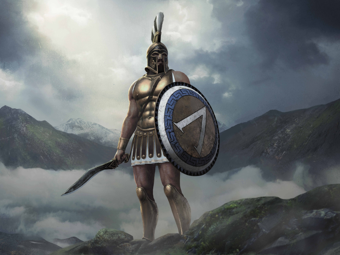 Царь Леонид персонаж компьютерной игры Total War Arena