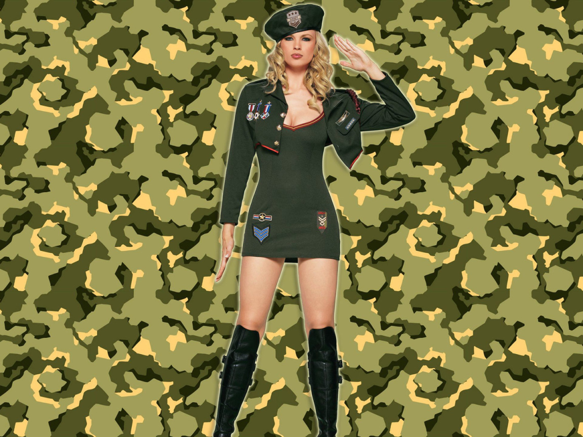 Настоящая защитница отечества 