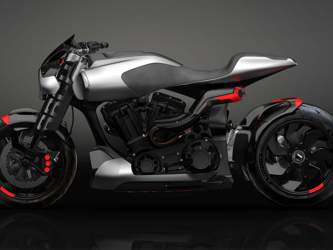 Мотоцикл Method 143 вид сбоку