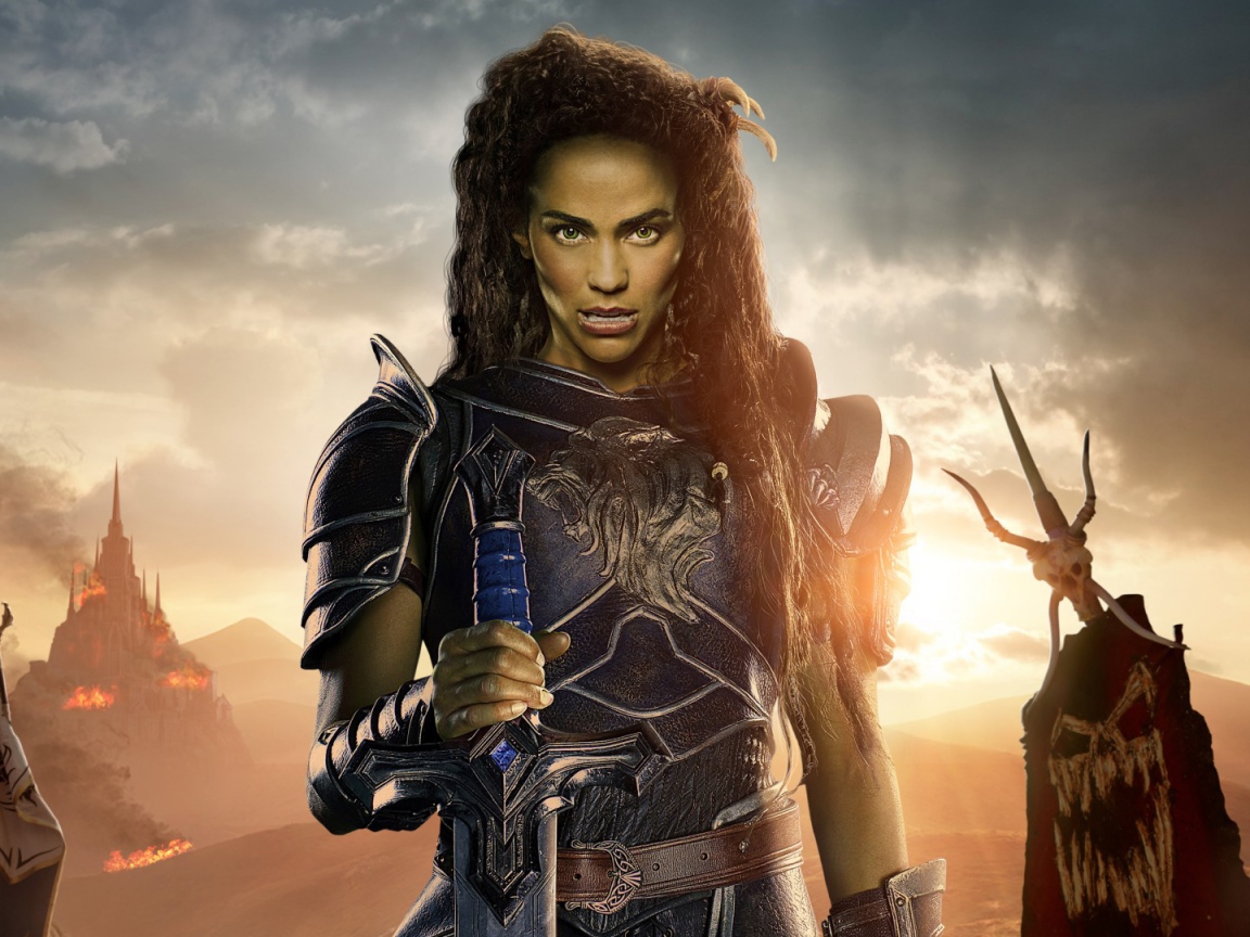 Женщина-полуорк Гарона персонаж фильма Варкрафт 