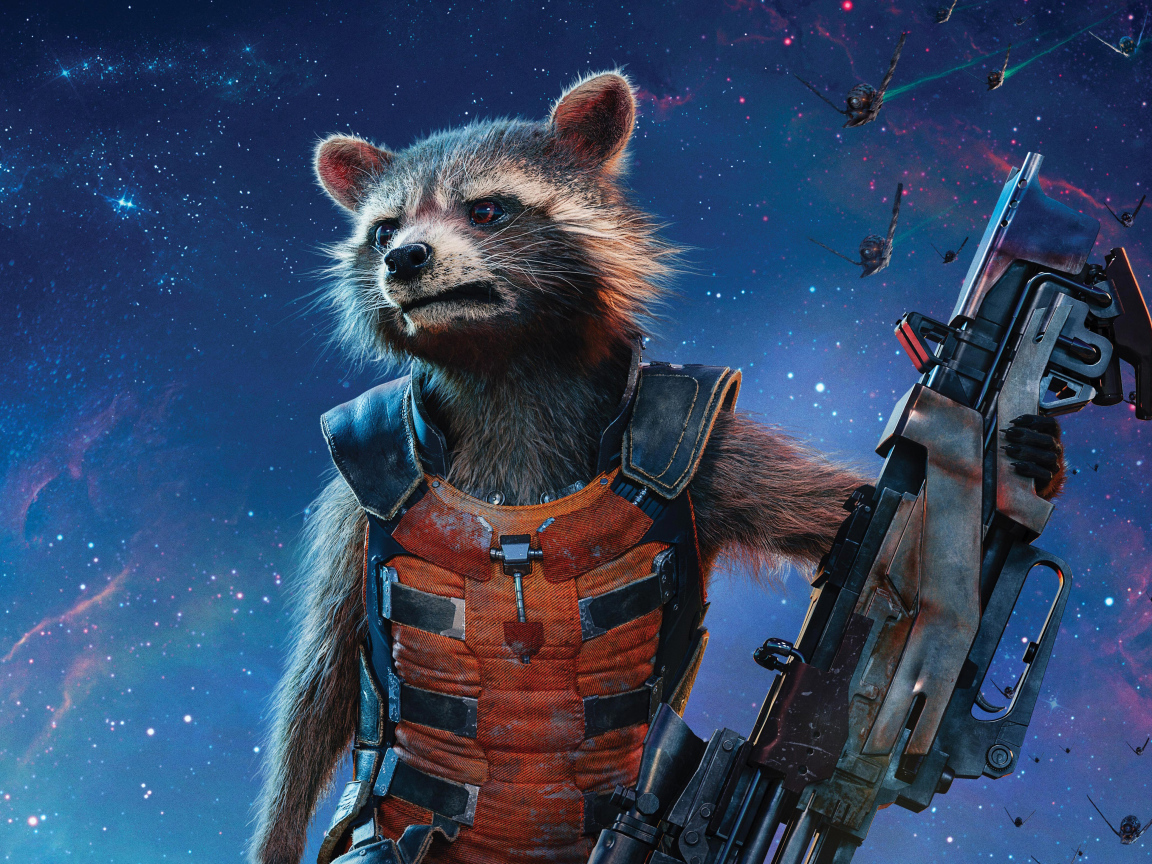 Реактивный Енот персонаж фильма Стражи галактики 2 