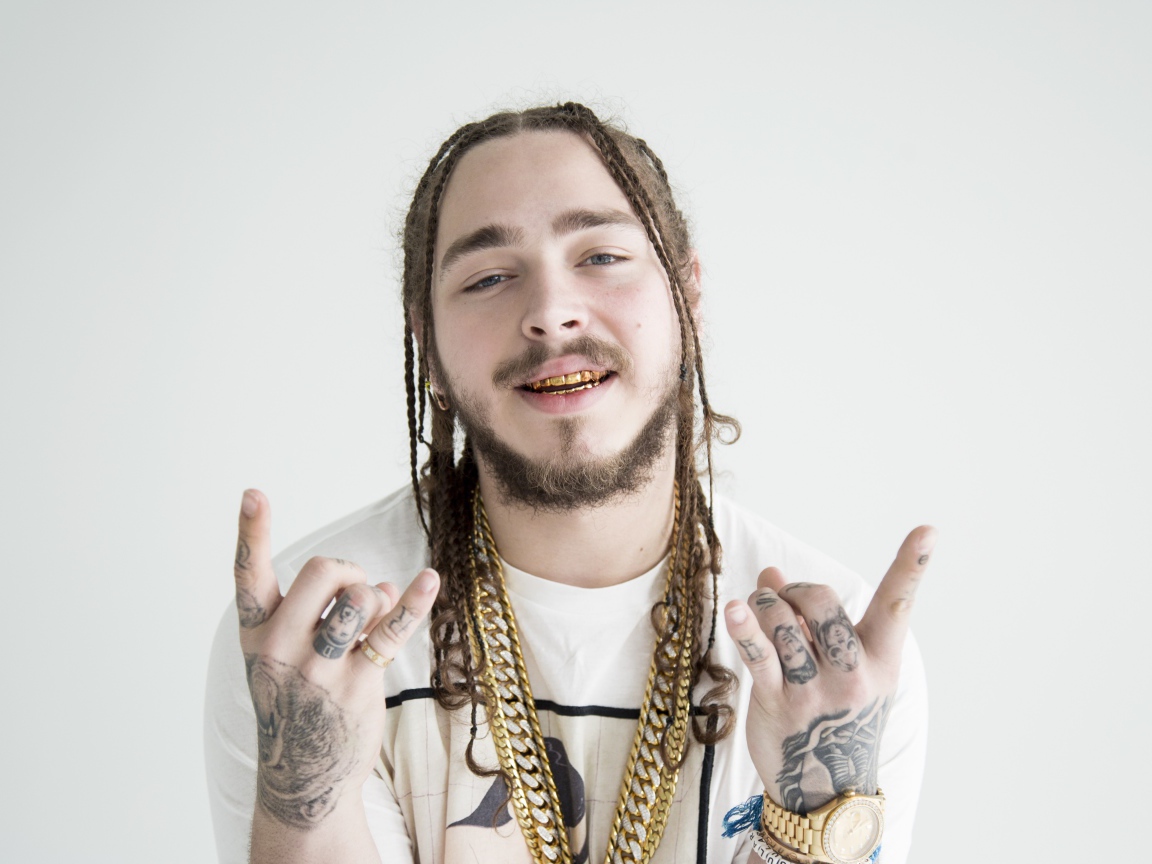 Американский хип-хоп исполнитель Post Malone