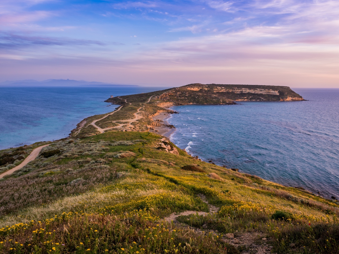 Мыс Капо Сан - Марко, полуостров Синис   