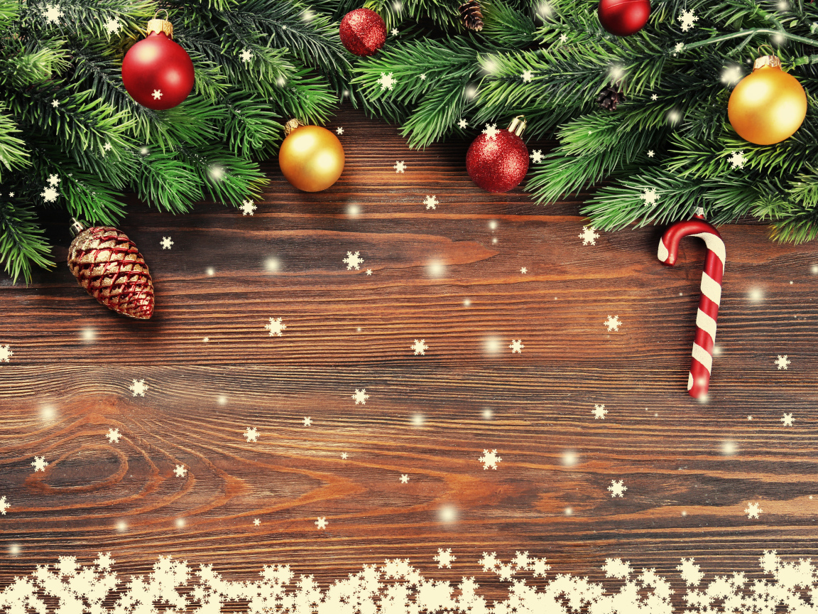 Красивый шаблон для новогодней открытки