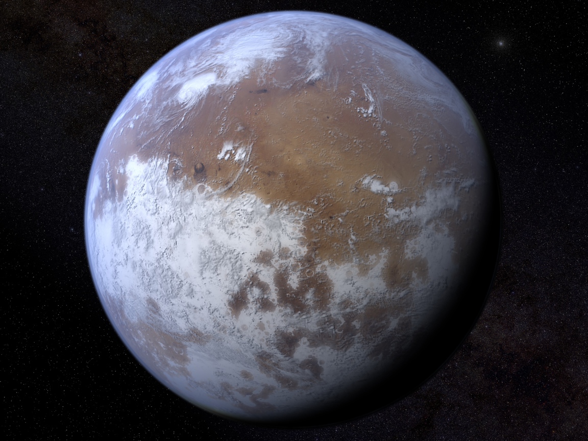 Ледяная планета Марс 