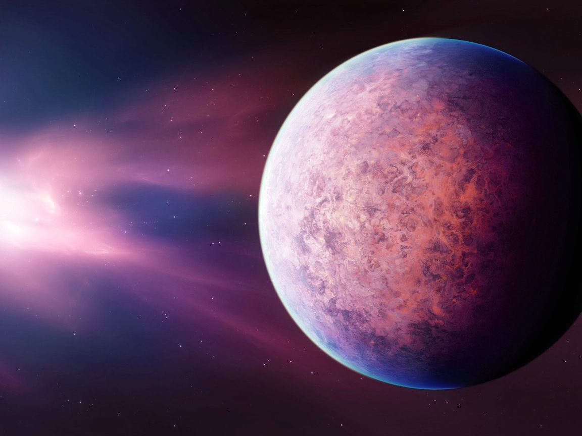 Пурпурная планета солнечной системы 