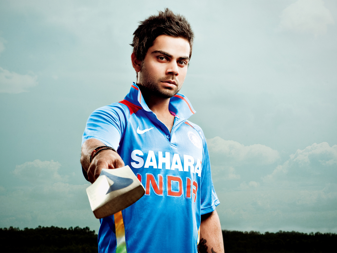 Индийский игрок в крикет Вират Кохли