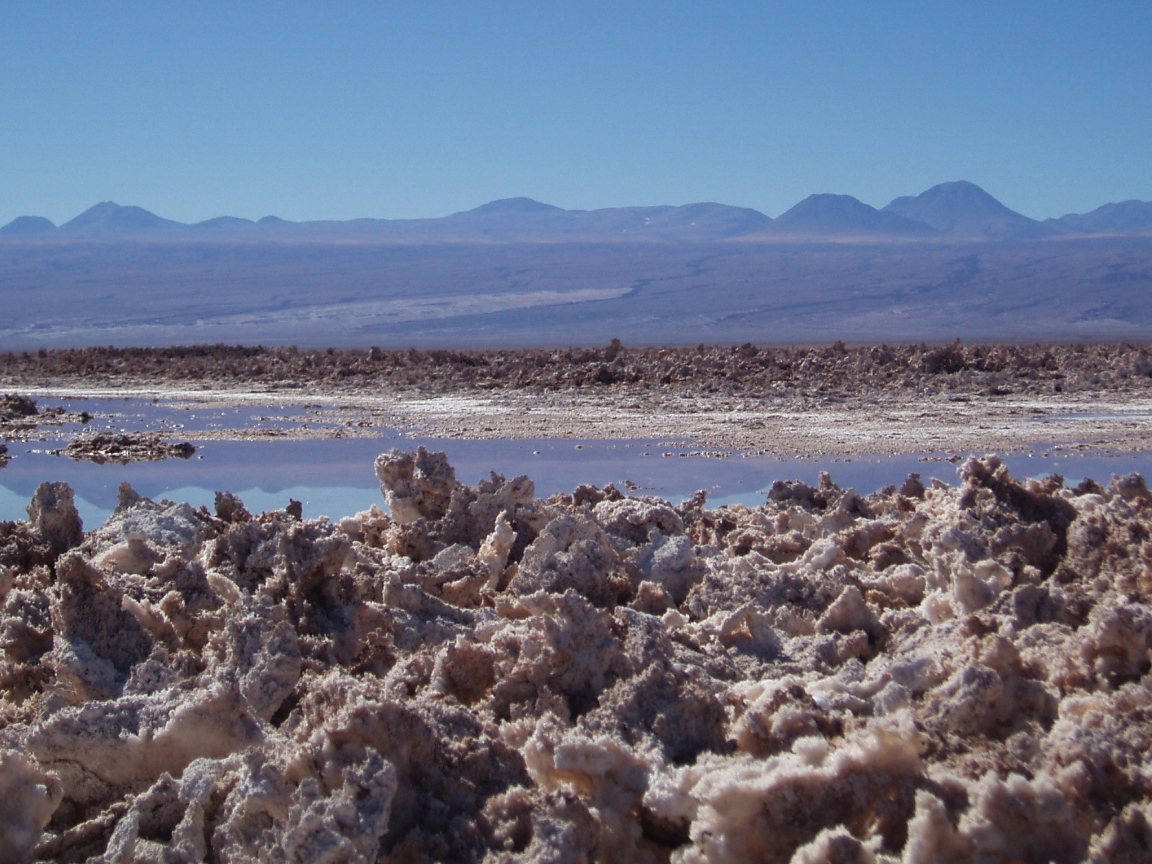 Солончак Салар-де-Атакама, Чили 